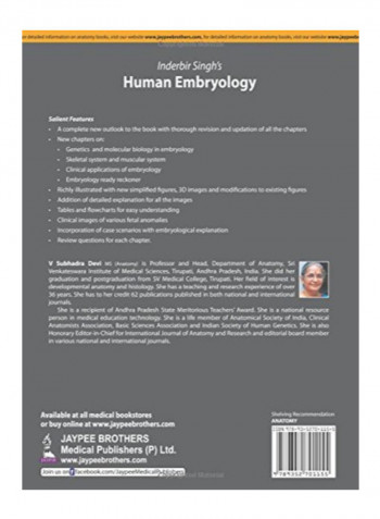 Human Embryology Paperback 11th Edition