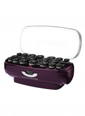 20-Piece Infiniti Pro Conair Instant Heat Ceramic Flock Roller Set Purple/Black/Blue