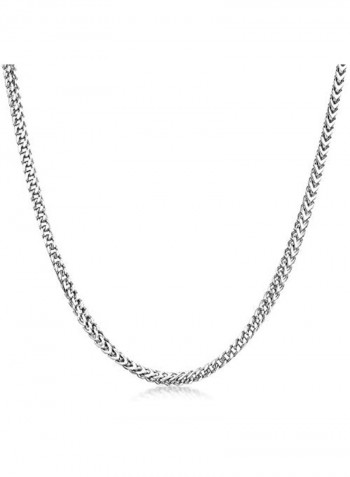 925 Sterling Silver Franco Chain Necklace