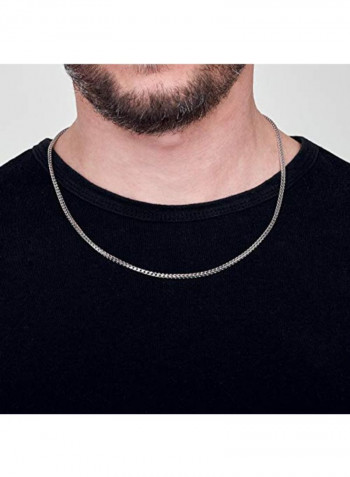 925 Sterling Silver Franco Chain Necklace