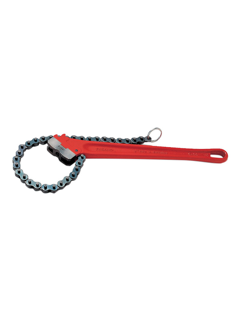 Heavy Duty Chain Wrench, 31315, 2 Inch Red