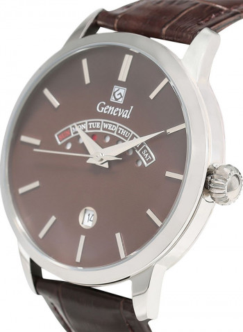 Men's Leather Analog Watch GL1511WOO