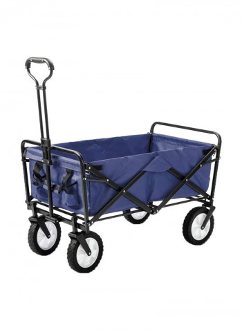 Foldable Heavy Duty Outdoor Trolley Blue 85x48x26centimeter