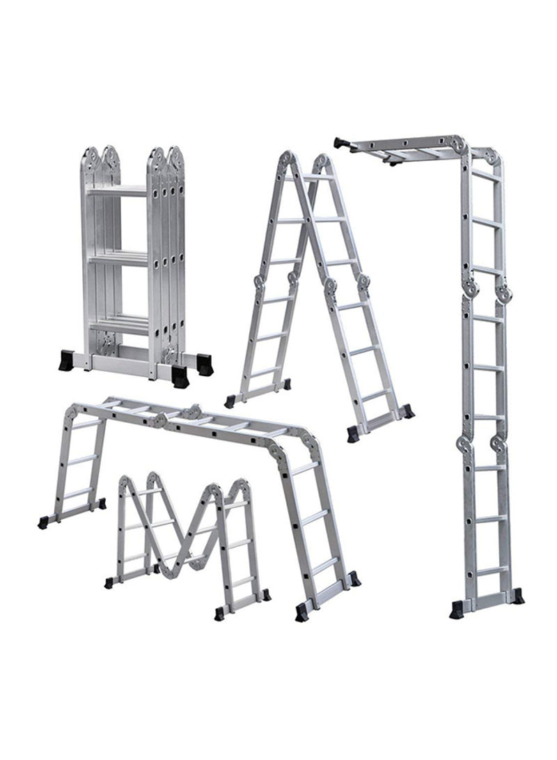 Multi-Function Ladder Silver/Black 370centimeter