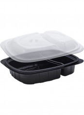 250-Piece Hot Multi-Purpose Container Set Black/Clear