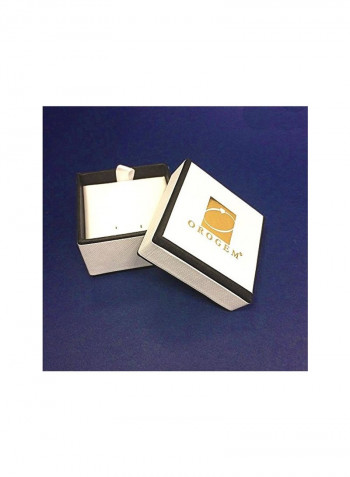 Gold Plated 925 Sterling Silver Cubic Zirconia Studded Stud Earrings