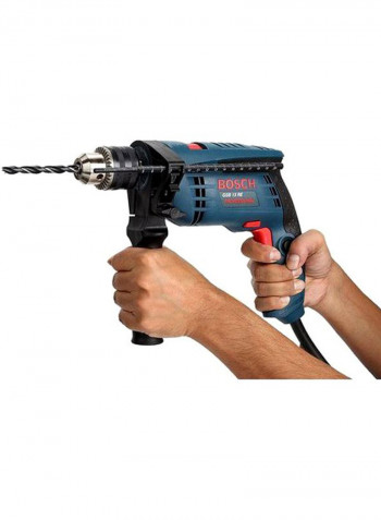 650W Carry Case Impact Drill GSB 13 RE Blue/Black/Red