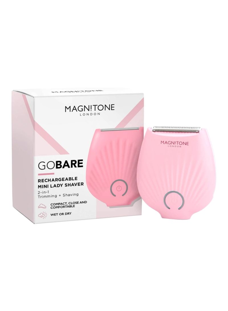 Go Bare Rechargeable Mini Lady Shaver Pink