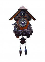 Handcrafted Cuckoo Clock Brown 44x34x18centimeter