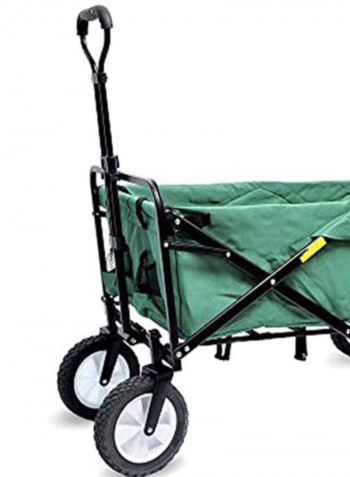 Portable Garden Cart Green/Black 54x116x90cm