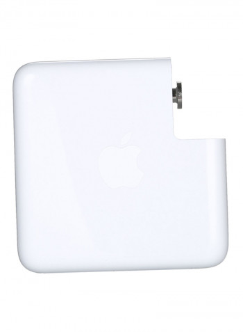 61W USB-C Power Adapter Compatible with Apple 13-Inch MacBook Pro White