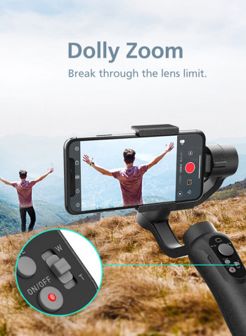 Cinepeer 3-Axis Gimbal Stabilizer Black