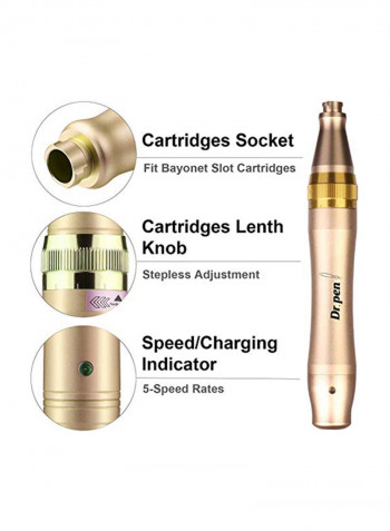 Ultima M5 Professional Wireless Electric Microneedling Pen Kit Multicolour 0.2888X0.28X0.8978inch