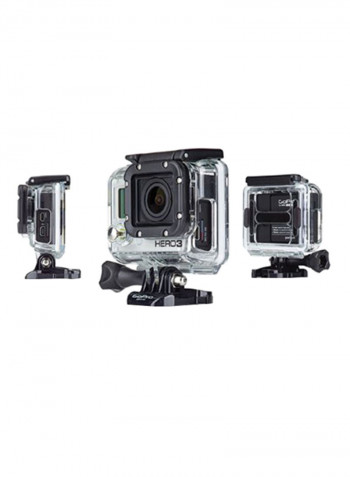 Skeleton Housing Case For GoPro Camera 23.11x15.49x3.81cm Clear/Black