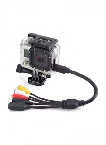 Skeleton Housing Case For GoPro Camera 23.11x15.49x3.81cm Clear/Black