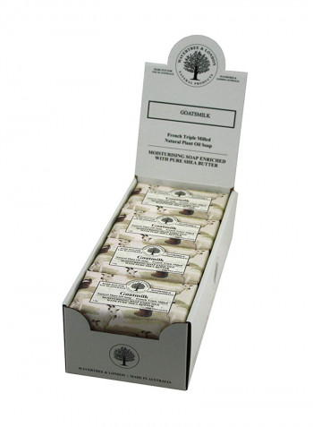Wavertree & London Goats Milk (8 bars) -Triple-milled (twice) Shea Butter soap Bar -Rich & Creamy Lather