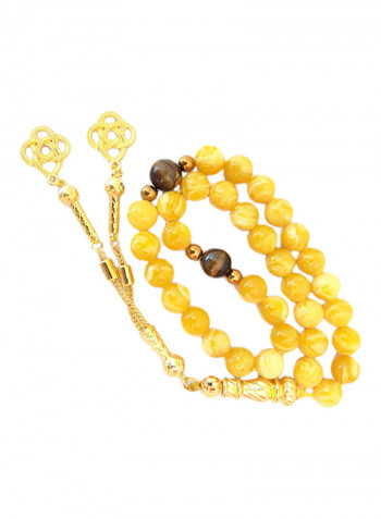 Misbaha Natural Amber Prayer Beads