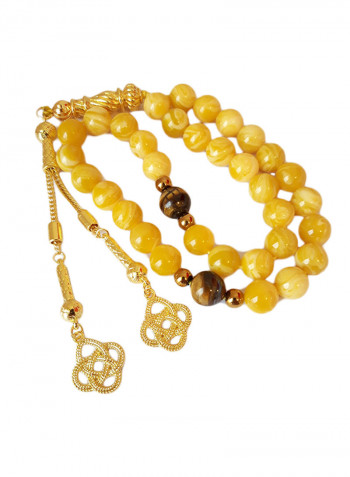 Misbaha Natural Amber Prayer Beads