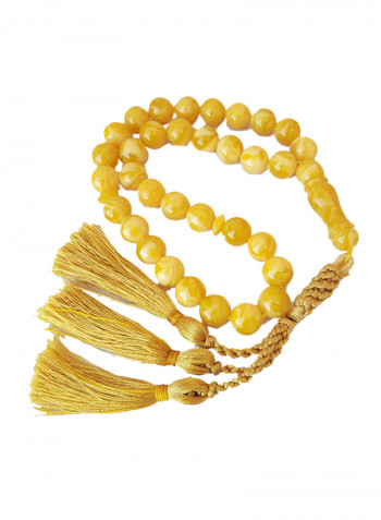 Natural Amber Sand Prayer Beads