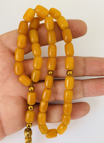 مسبحة صلاة من الخرز برتقالي