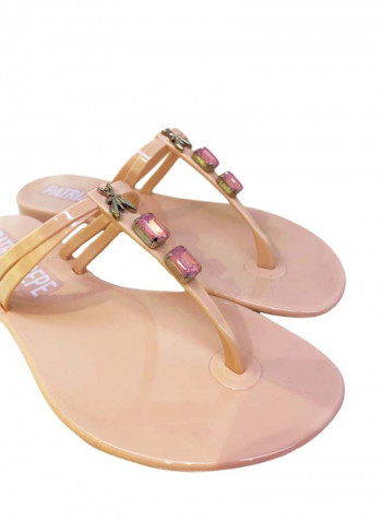 Casual Flat Sandals PINK DUNE