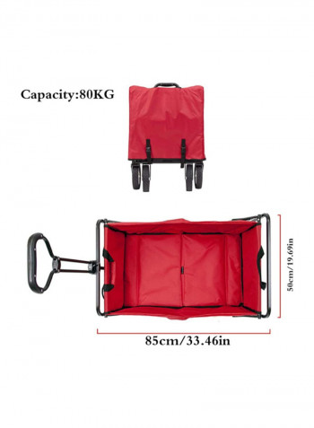 Multi-Function Outdoor Folding Push Wagon Cart