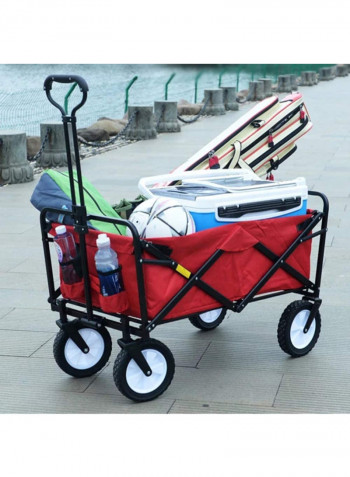 Multi-Function Outdoor Folding Push Wagon Cart