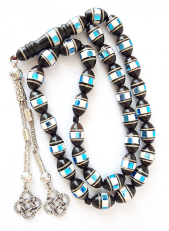 Natural Kook Delicately Hand Engraved Prayer Beads متعدد الألوان
