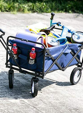 Heavy Duty Foldable Trolley Blue