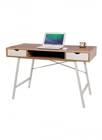 Workstation Study Gaming Table For Home And Office Multicolour 74 x 120 x 60cm