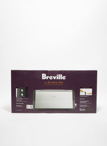 A Bit More Plus 4 Slice Toaster BTA440BSS Silver
