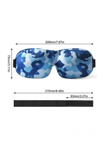 Sleeping Eye Mask Blue/White