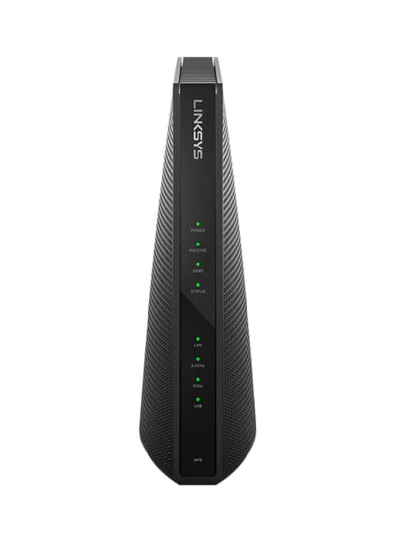 Dual-Band AC1900 Wireless Smart Wi-Fi Router 30x185x240milimeter Black