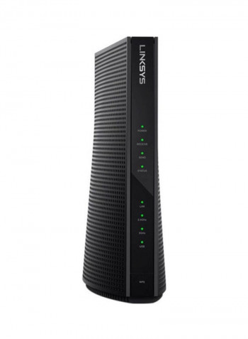 Dual-Band AC1900 Wireless Smart Wi-Fi Router 30x185x240milimeter Black