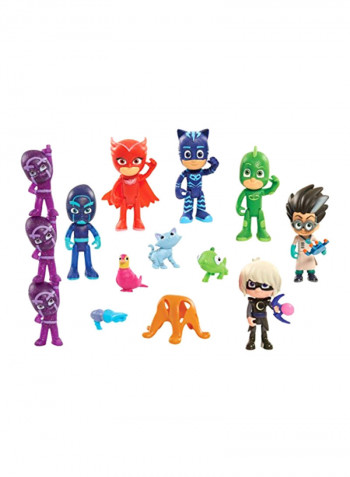 16-Piece PJ Masks Deluxe Figure Set JPL24670
