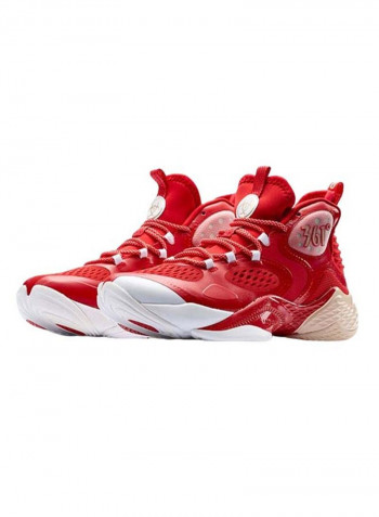 Men's Quickfoam Lite Professional Basketball Sneakers Red/White