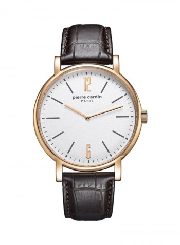 Men's Leather Analog Watch A.PC902251F03U