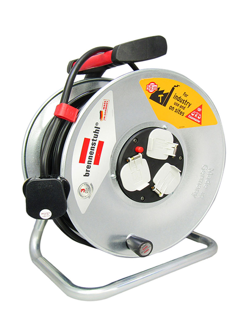 Cable Extension Reel Silver 50meter