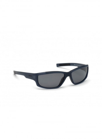 Men's Full-Rimmed Rectangular Sunglasses - Lens Size: 62 mm