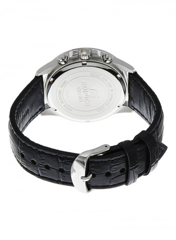 Men's Leather Analog Wrist Watch EFR-526L-1AVUDF