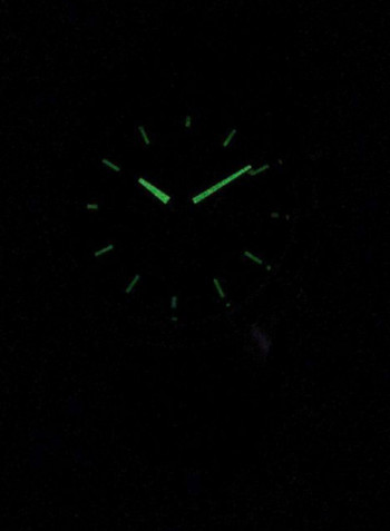 Men's Leather Analog Wrist Watch EFR-526L-1AVUDF