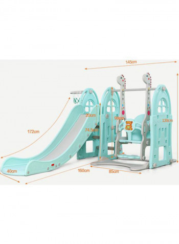 3-In-1 Toddler Climber And Swing Set 152x200x120سنتيمتر