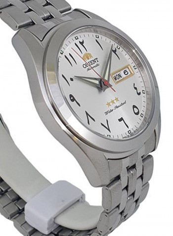 Men's Automatic Arabic Dial Stainless Steel Analog Watch SAB0D005S8