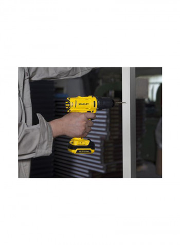 Cordless Compact Drill Yellow/Black 10millimeter