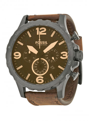 Men's Leather Chronograph Wrist Watch JR1487