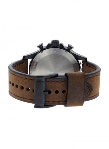 Men's Leather Chronograph Wrist Watch JR1487