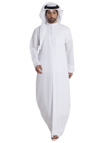 Kuwaiti Thobe Kandora أبيض
