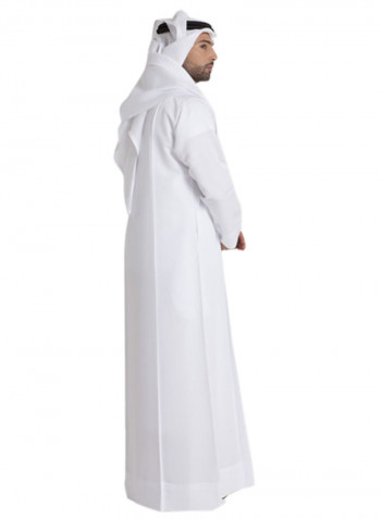 Kuwaiti Thobe Kandora أبيض