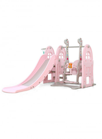 Swing And Slide With Basket Ball Hooks
