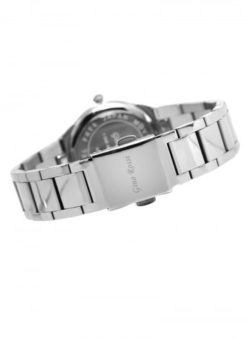Women's Galaxy Round Shape Stainless Steel Analog Watch 9656B-1C1